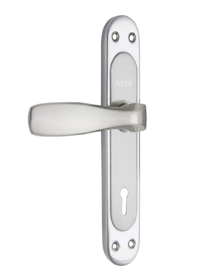 Atom Heavy Duty Mortise Door Lock for Bedroom, Living Room, Main Door, Silver Satin Finish | 3 Keys | 6 Lever Double Stage Lockset for House Hotel Office(PANDAKY) - Image 4